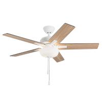 52"Ceiling Fan by Kuzco Lighting - Erikson Collection, White Finish - CF78752-WH-LKP