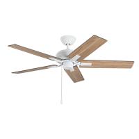52"Ceiling Fan by Kuzco Lighting - Erikson Collection, White Finish - CF78752-WH-NLP