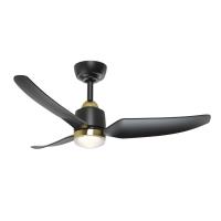 42"Ceiling Fan by Kuzco Lighting - Hugo Collection, Brushed Gold/Matte Black Finish - CF92942-BG/MB