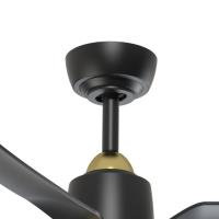 42"Ceiling Fan by Kuzco Lighting - Hugo Collection, Brushed Gold/Matte Black Finish - CF92942-BG/MB