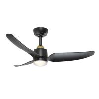 42"Ceiling Fan by Kuzco Lighting - Hugo Collection, Brushed Gold/Matte Black Finish - CF92942-BG/MB