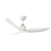 42"Ceiling Fan by Kuzco Lighting - Hugo Collection, Brushed Gold/Matte White Finish - CF92942-BG/WH