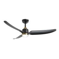 52"Ceiling Fan by Kuzco Lighting - Hugo Collection, Brushed Gold/Matte Black Finish - CF92952-BG/MB