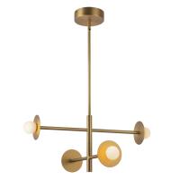 LED Chandelier by Kuzco Lighting - Elixir Collection, Brushed Gold Finish - CH15504-BG-UNV
