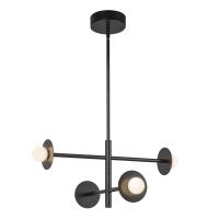 LED Chandelier by Kuzco Lighting - Elixir Collection, Black Finish - CH15504-BK-UNV