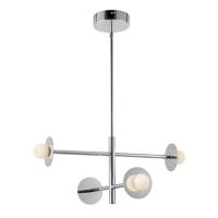 LED Chandelier by Kuzco Lighting - Elixir Collection, Chrome Finish - CH15504-CH-UNV