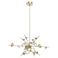 LED Pendant by Kuzco Lighting - Geode Collection, Brushed Gold Finish - CH50848-BG