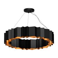 12 Light Chandelier by Kuzco Lighting - Akira Collection, Black/Gold Finish - CH58040-BK/GD