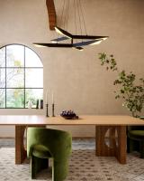 LED Chandelier by Kuzco Lighting - Tachi Collection, Urban Bronze Finish - CH64242-UB-UNV-010
