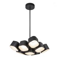 LED Chandelier by Kuzco Lighting - Arena Collection, Black Finish - CH73418-BK-UNV