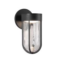 LED Exterior Wall Sconce by Kuzco Lighting - Davy Collection, Black Finish - EW17627-BK