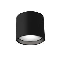 LED Flush Mount by Kuzco Lighting - Falco Collection, Black Finish - FM10605-BK-UNV