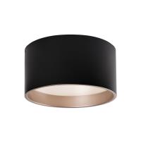 LED Flush Mount by Kuzco Lighting - Mousinni Collection, Black Finish - FM11414-BK-5CCT