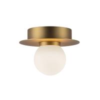 LED Flush Mount by Kuzco Lighting - Elixir Collection, Brushed Gold Finish - FM15506-BG-UNV