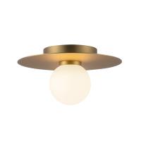 LED Flush Mount by Kuzco Lighting - Elixir Collection, Brushed Gold Finish - FM15510-BG-UNV