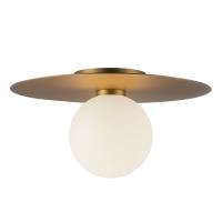 LED Flush Mount by Kuzco Lighting - Elixir Collection, Brushed Gold Finish - FM15514-BG-UNV