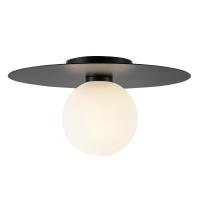 LED Flush Mount by Kuzco Lighting - Elixir Collection, Black Finish - FM15514-BK-UNV