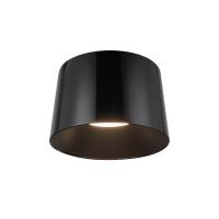 LED Flush Mount by Kuzco Lighting - Etta Collection, Jet Black Finish - FM16512-JB-3WCCT-UNV