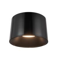 LED Flush Mount by Kuzco Lighting - Etta Collection, Jet Black Finish - FM16520-JB-3WCCT-UNV