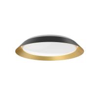 LED Flush Mount by Kuzco Lighting - Jasper Collection, Black/Gold Finish - FM43419-BK/GD-5CCT