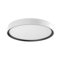 LED Flush Mount by Kuzco Lighting - Essex Collection, White/Black Finish - FM43920-WH/BK-5CCT