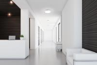 LED Flush Mount by Kuzco Lighting - Aston Collection, Clear Finish - FM48618-5CCT