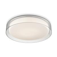 LED Flush Mount by Kuzco Lighting - Aston Collection, Clear Finish - FM48618-5CCT