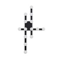 LED Wall Sconce by Kuzco Lighting - Rezz Collection, Black Finish - FM63432-BK