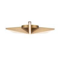 LED Flush Mount by Kuzco Lighting - Tachi Collection, Vintage Brass Finish - FM64218-VB