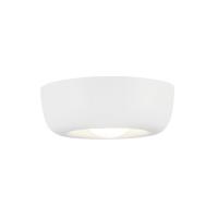 LED Flush Mount by Kuzco Lighting - Hayden Collection, Antique White Finish - FM68506-AW