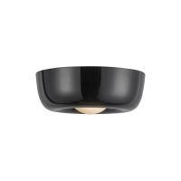 LED Flush Mount by Kuzco Lighting - Hayden Collection, Glossy Black Finish - FM68506-GBK