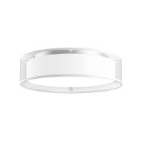 LED Flush Mount by Kuzco Lighting - Dalton Collection, White Organza Finish - FM7916-WOR-5CCT