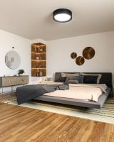 LED Flush Mount by Kuzco Lighting - Dalton Collection, Black Finish - FM7920-BK-5CCT