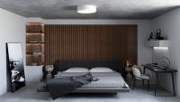 LED Flush Mount by Kuzco Lighting - Dalton Collection, White Finish - FM7920-WH-5CCT