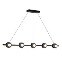 LED Linear Pendant by Kuzco Lighting - Elixir Collection, Black Finish - LP15548-BK-UNV