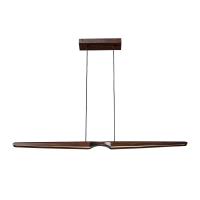 LED Linear Pendant by Kuzco Lighting - Dakota Collection, Walnut Finish - LP21647-WT-UNV