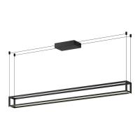 LED Linear Pendant by Kuzco Lighting - Plaza Collection, Black Finish - LP45560-BK-UNV