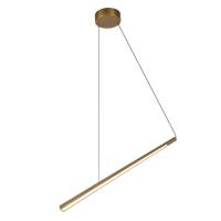 LED Linear Pendant by Kuzco Lighting - Lex Collection, Vintage Brass Finish - LP68124-VB-UNV