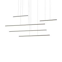 LED Pendant by Kuzco Lighting - Chute Motion Collection, Black Finish - MP14960-BK-UNV-010