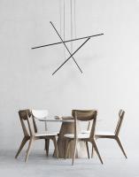 LED Pendant by Kuzco Lighting - Vega Minor Collection, Black Finish - MP18203-BK-UNV