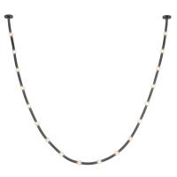 LED Pendant by Kuzco Lighting - Corda Collection, Black/Opal Glass Finish - PD39317-BK/OP-UNV-010-RT