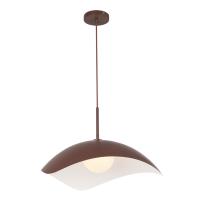 One Light Pendant by Kuzco Lighting - Kirby Collection, Burgundy Finish - PD55922-BGD