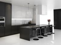 LED Pendant by Kuzco Lighting - Cirque Collection, Black Finish - PD82524-BK-UNV