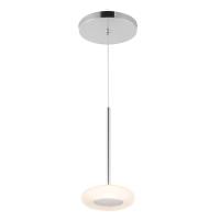 LED Pendant by Kuzco Lighting - Stephord Collection, Chrome/Frosted Glass Finish - PD97204-CH/FR