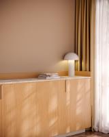 LED Table Lamp by Kuzco Lighting - Setas Collection, Cream Finish - TL65210-CM