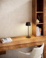LED Table Lamp by Kuzco Lighting - Dario Collection, Black Finish - TL65614-BK
