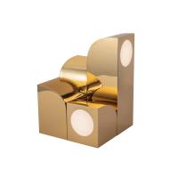 LED Table Lamp by Kuzco Lighting - Gypsum Collection, Polished Brass Finish - TL82412-PB