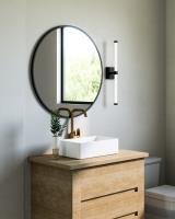 LED Vanity by Kuzco Lighting - Blade Collection, Black Finish - VL23524-BK-UNV