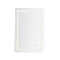 LED Vanity Mirror by Kuzco Lighting - Seneca Collection, Sandblasted Merc Edge Finish - VM31124-5CCT