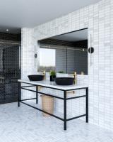 LED Wall Sconce by Kuzco Lighting - Chute Collection, Black Finish - WS14923-BK-UNV